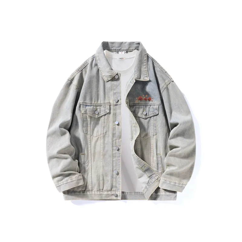 RED DRAGONFLY Denim Jacket Unisex Black-5