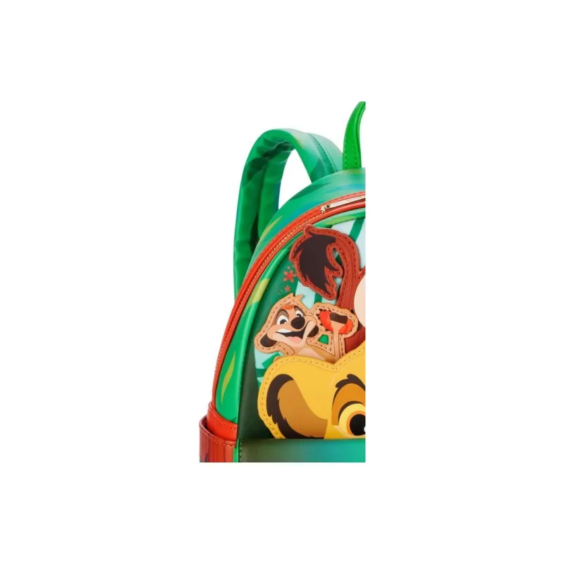 Disney Polyvinyl Chloride Backpack Mini Unisex Green-3