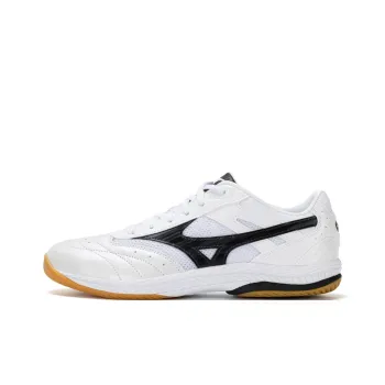 Mizuno Anti Slip And Wear Resistant Breathable Low Top Training Shoes Unisex White Black