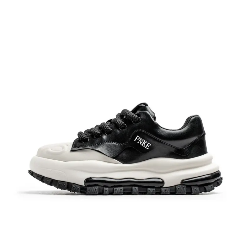 PNKE Anti Slip And Wear Resistant Height Increasing Low Top Chunky Sneakers Men's-7