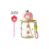 Sweet Frost Crisp Peach Pink+Cherry Blossom Cup Brush Sticker