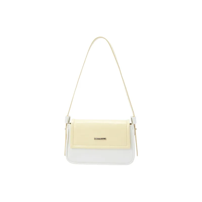 SEM/R PU Crossbody Bag, Shoulder Bag Medium Size Women's Smoke Gray, Silver/White, Yellow Tone, Pink Tone-0