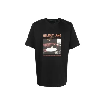 Helmut Lang Vienna Graphic Printed Crewneck T-Shirt