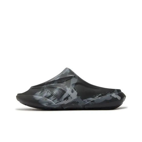 361° Speeding Slip Resistant Abrasion Resistant Slide Slippers Unisex Black Smoke Gray
