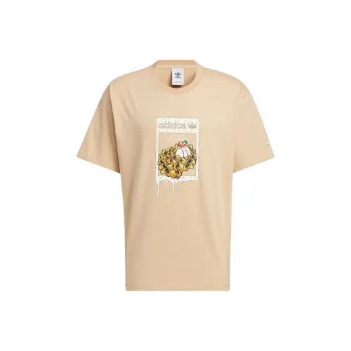 Adidas Originals Charr Morita Collaboration Collection T Shirts Unisex Beige