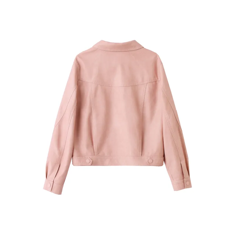Yi Mengyuan Leather Jacket Women's-1