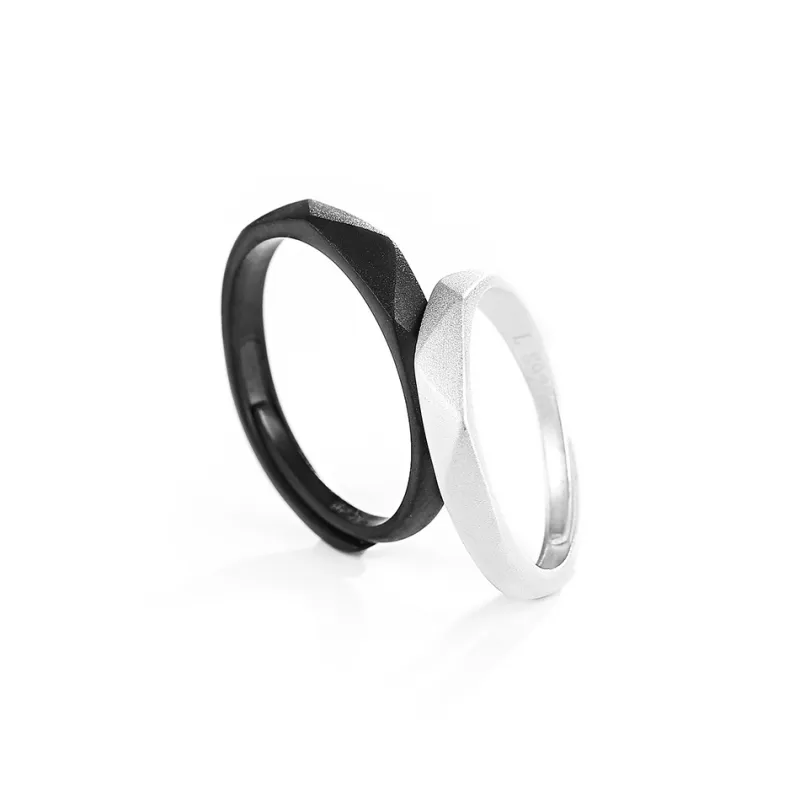 CENTURY&KINDLE S925 Silver Rings Unisex-12