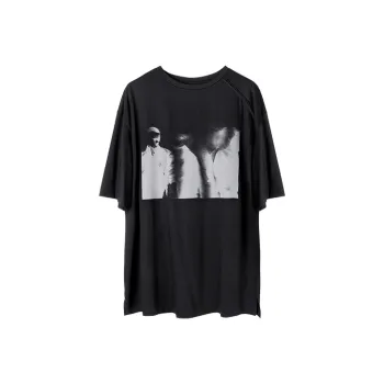 HUANXIANGZHE T Shirt Unisex Black