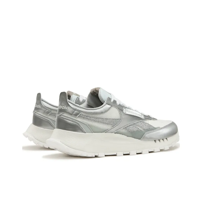 Reebok CL LEGACY W+ Anti Slip And Wear Resistant Height Increasing Low Top Running Shoes Unisex Light Silver-2