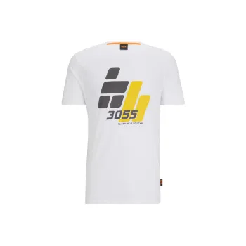 HUGO BOSS Graphic print Cotton T shirt