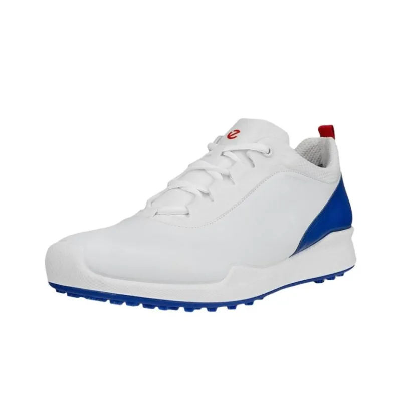 Ecco Low Top Casual Shoes Men's White Blue-2