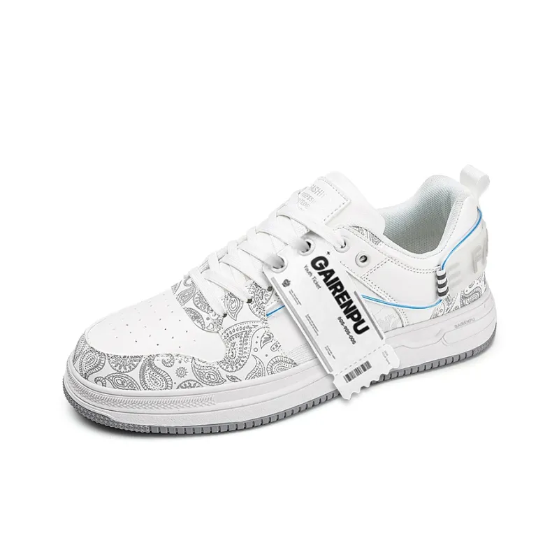 Gai Renpu Slip Resistant Cushioning, Abrasion Resistant, Breathable, Height Increasing Low Top Skateboard Shoes Men's-8