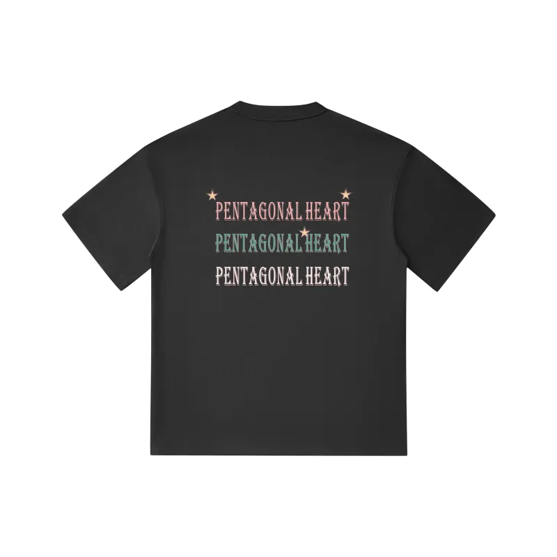 PENTAGONAL HEART T Shirt Unisex-6