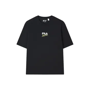 FILA X Magic Stick Joint Series T Shirts Unisex Jet Black