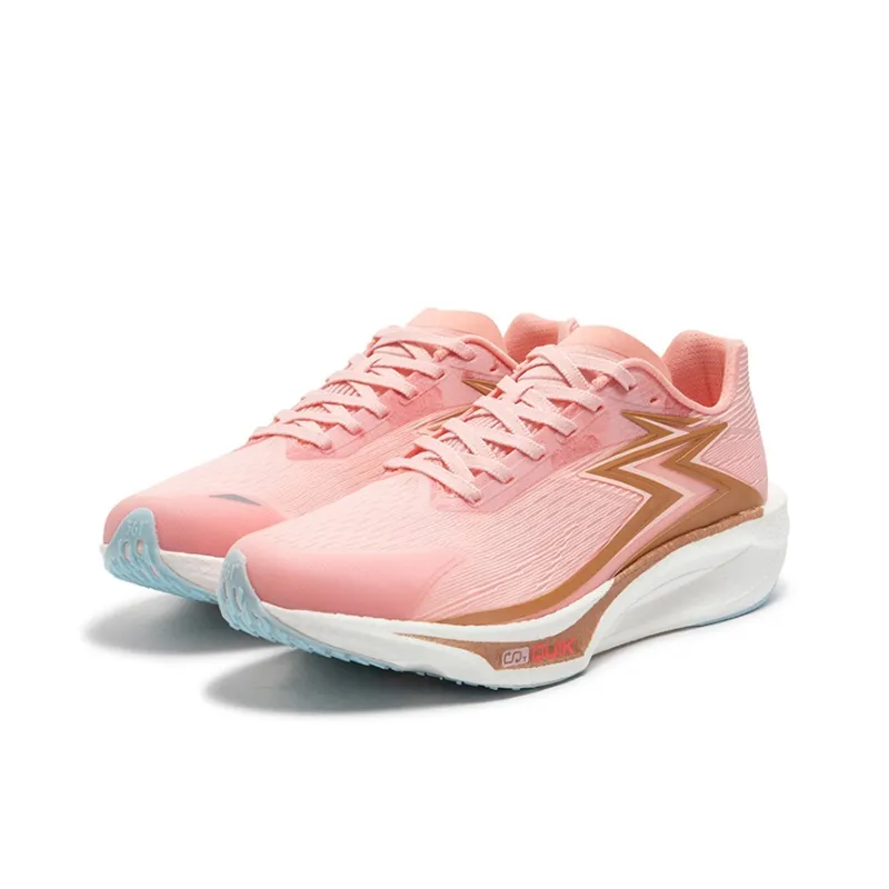 361° Speed Team 2 Running Shoes Unisex Low Top Soft Peach Pink/Fluorescent Data Pink-2