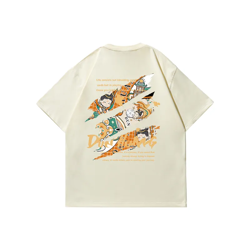 DUNHUANG ART INSTITUTE Short Sleeved Unisex Gift Box Set Included-4