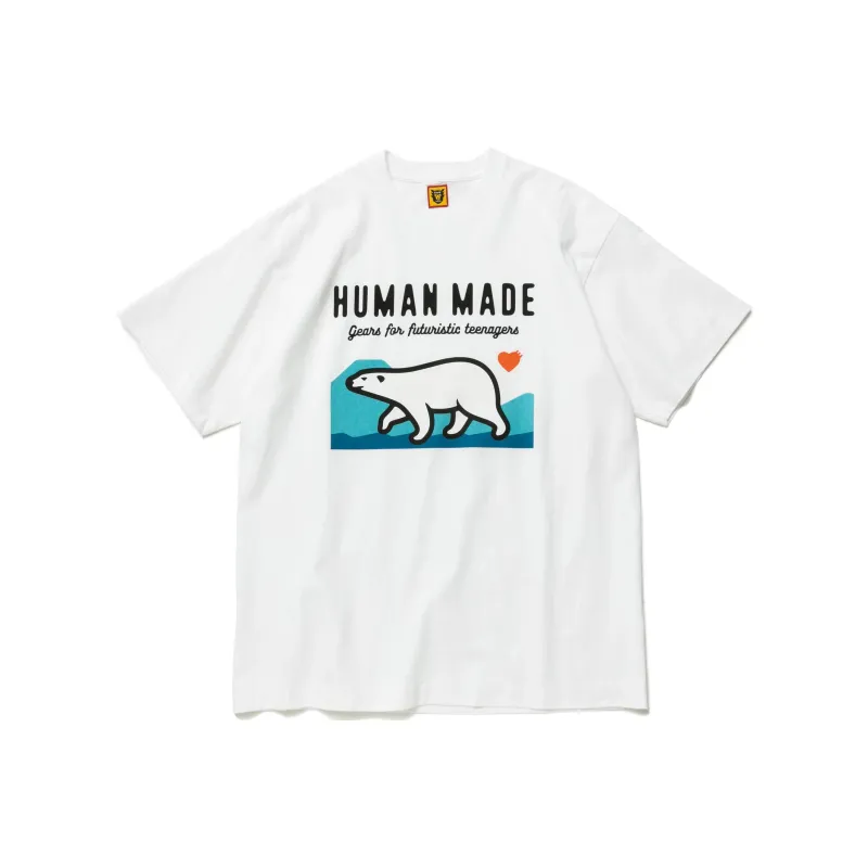 HUMAN MADE Polar Bear Graphic T Shirt-2