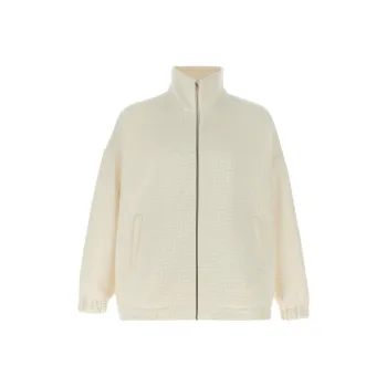 FENDI Monogram Printed Zipped Sweatshirt