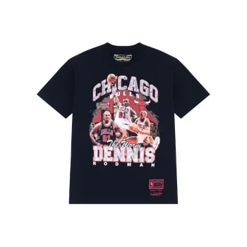 Mitchell & Ness T Shirt Unisex Black