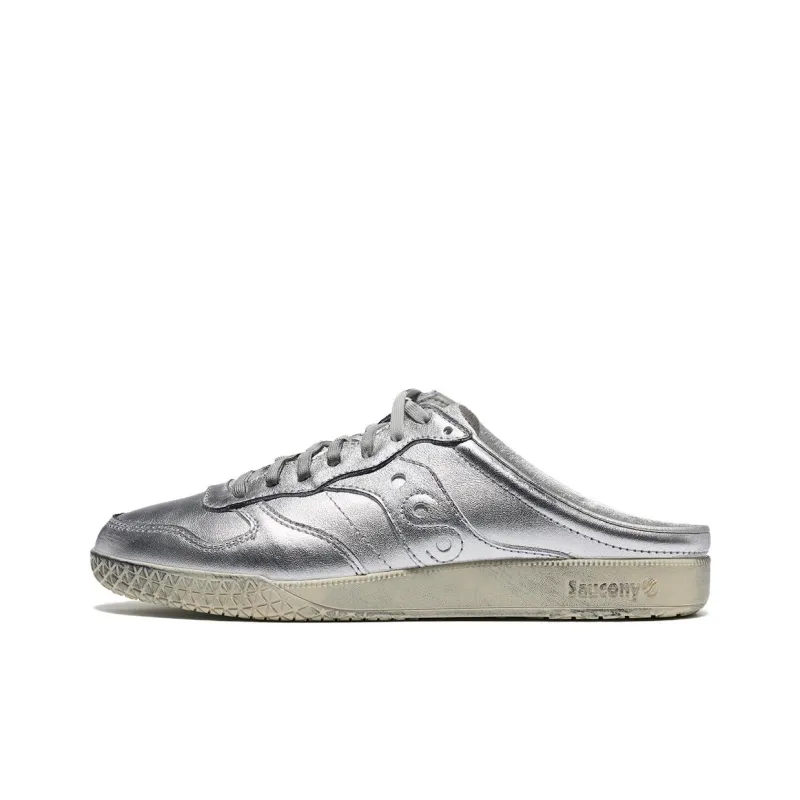 Saucony Bullet Abrasion Resistant Slip Resistant Closed Toe Slippers Unisex Silver-0