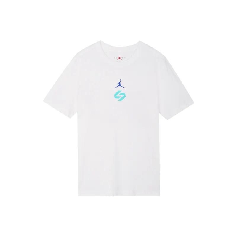 Jordan Air Jordan Luka Doni T Shirt Asia Version Men's White-0