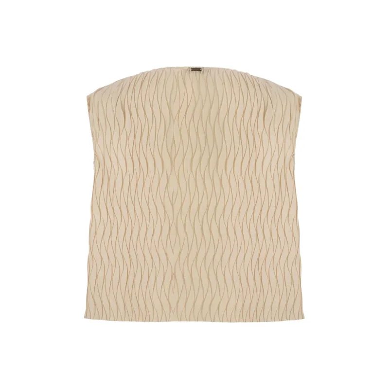 HERNO SS25 Tank Top Women's Beige-1