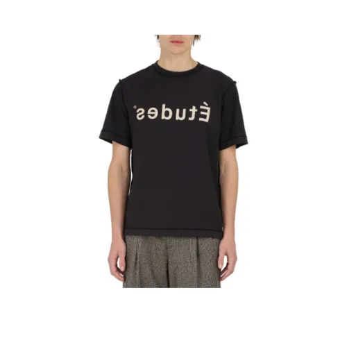 Études Reversed Logo print Detail T shirt