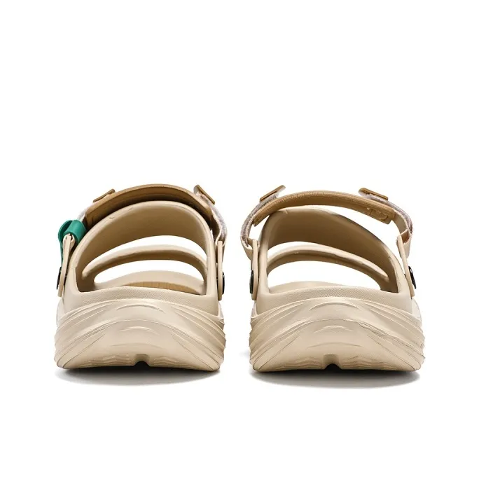 Mulinsen Beach Sandals Unisex Black/Khaki Brown/Matcha Green-10