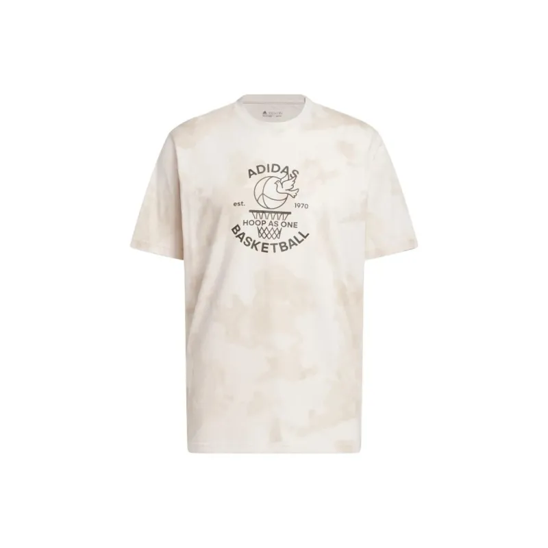 Adidas T Shirts Men Beige-0