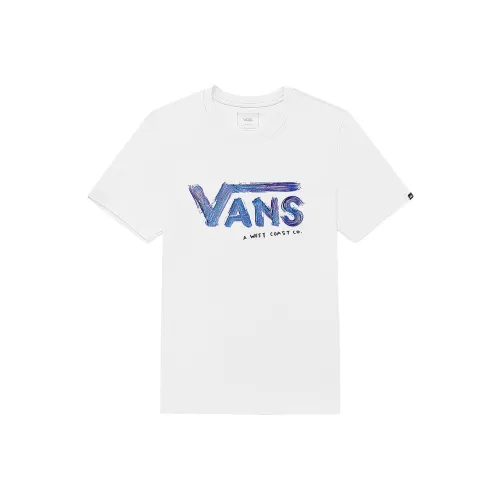 Vans Set in Sleeve T Shirt Unisex White