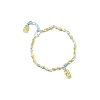 U state 999 Fine Silver Pure Silver Bracelets Women's