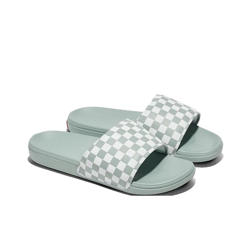 Vans Slip Resistant Abrasion Resistant Slide Slippers Unisex Green-1
