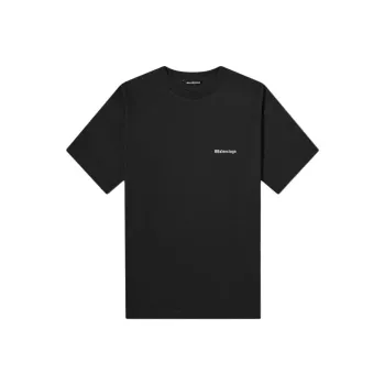 Balenciaga T Shirt Regular Fit Men's Black