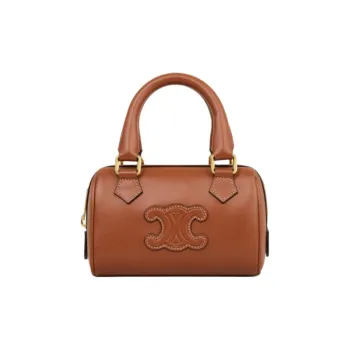 CELINE Calfskin Shoulder Bag, Crossbody Bag, Handbag Mini Women's Brown
