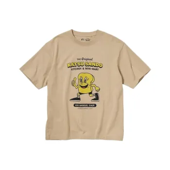 UNIQLO L.A. Eats Series T-Shirt Unisex Khaki