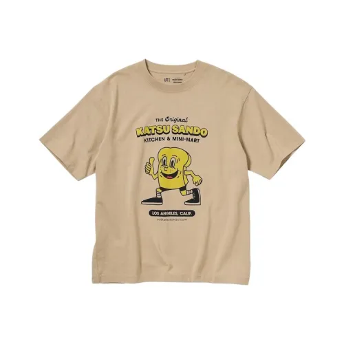 UNIQLO L.A. Eats Series T-Shirt Unisex Khaki