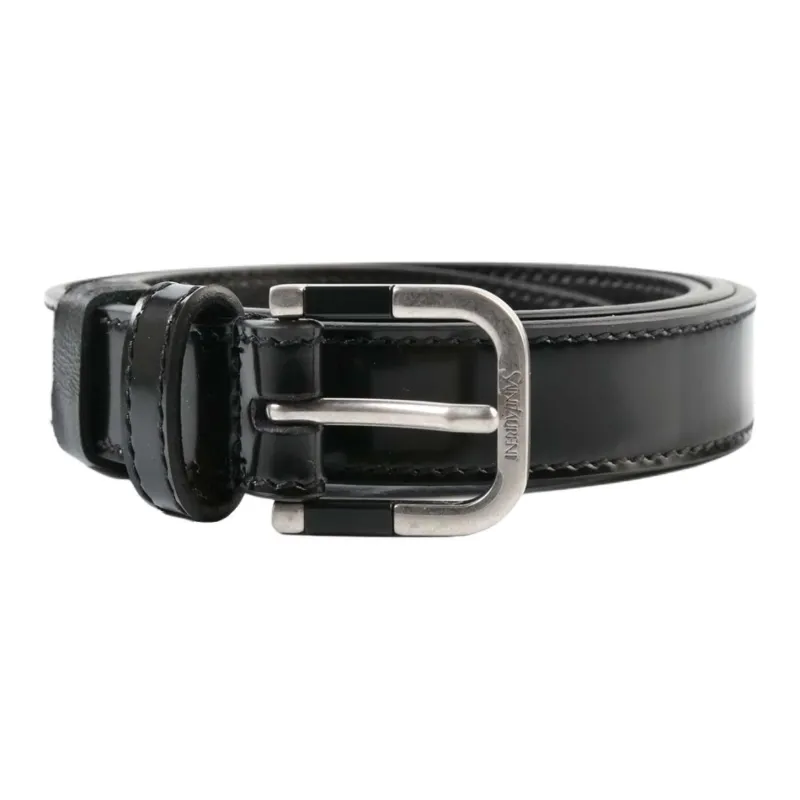 SAINT LAURENT Leather Belt-0