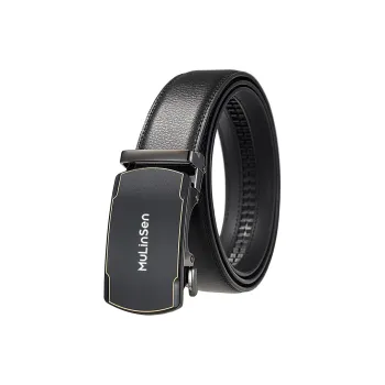Mulinsen Cow Leather Belts Men's Width 3.5CM