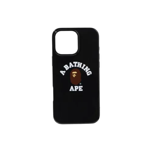 A BATHING APE PU+PC University COLLEGE Phone Cases Compatibility With IPhone 16 Pro Max Trendy And Cool