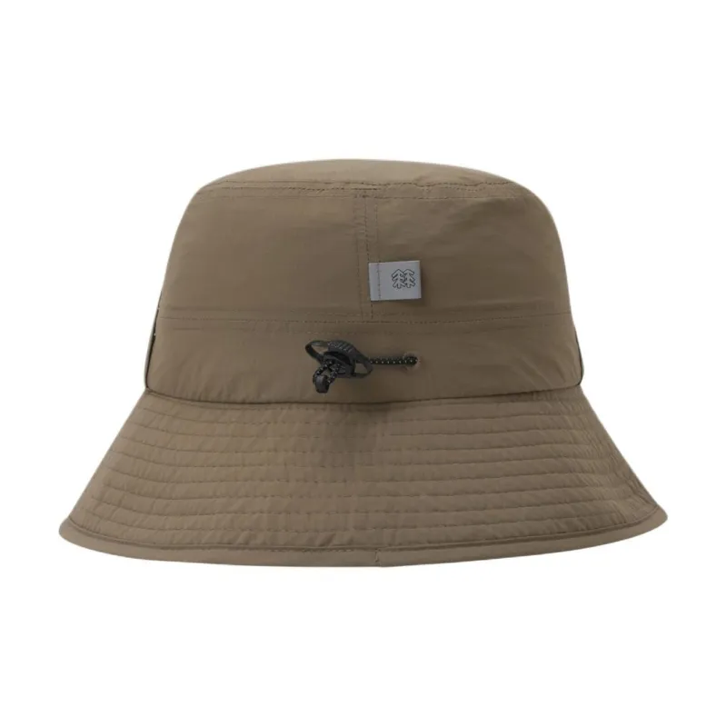 KOLON SPORT Nylon Recycled Polyester Bucket Hats Unisex Brown-2