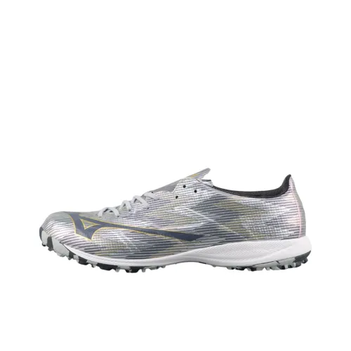 Mizuno Alpha 2 Soccer Shoes Men Low Top Silver