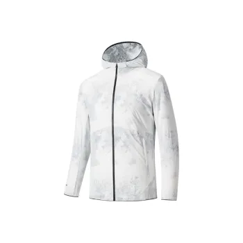 Anta Champion All Weather Series Jackets Coats Men's Papyrus White All Over Print