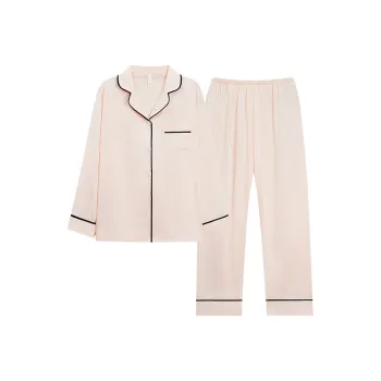 XIAFENYAN Pajama Set Women's Champagne Pink