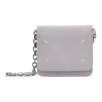 Maison Margiela Leather Shoulder Bag, Crossbody Bag, Wallet Mini Women's Light Purple