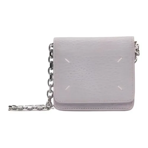 Maison Margiela Leather Shoulder Bag Crossbody Bag Wallet Mini Women's Light Purple