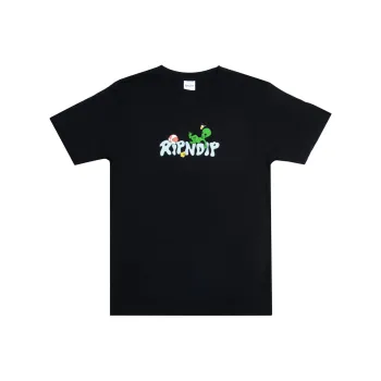 RIPNDIP Drop Shoulder Sleeve T-Shirt Men's Black