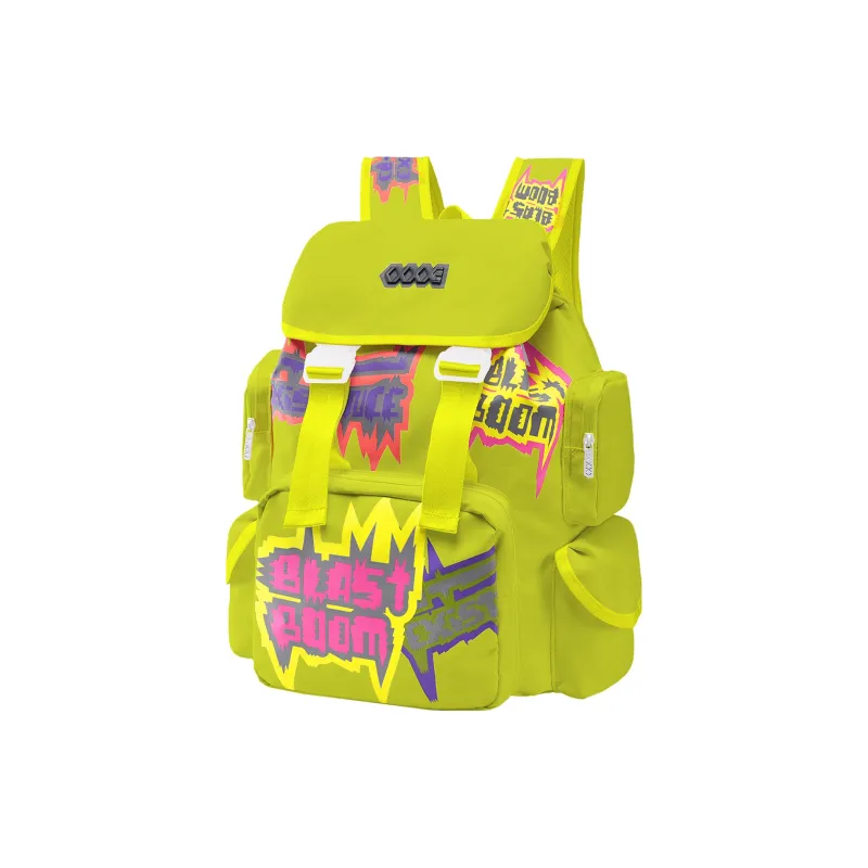 COEXISTENCE Water repellent Polyester Backpack Regular Unisex Yellow-1