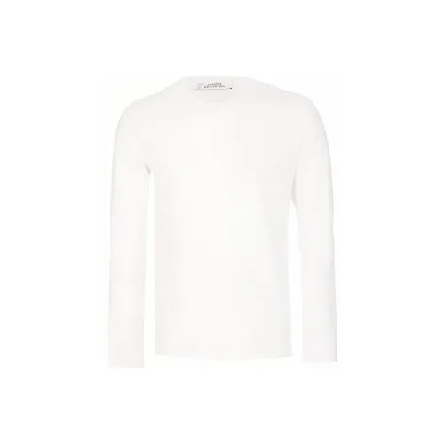 VERSACE COLLECTION Logo Embroidered Long Sleeve T Shirt