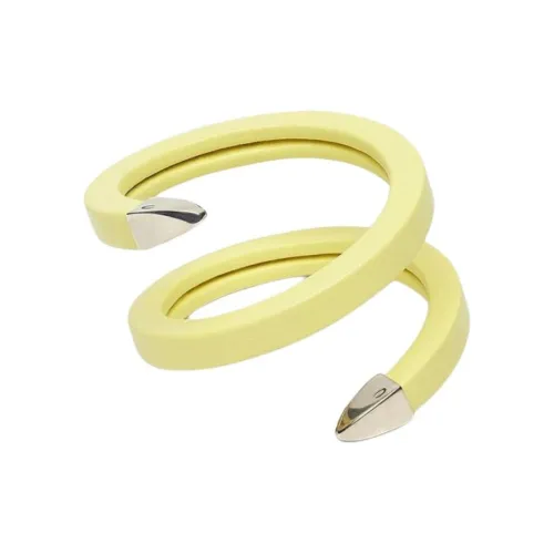 Bottega Veneta Lambskin Bangles Women's Yellow