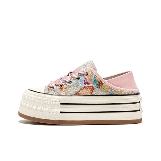 FIVE PLUS Low-Top Skateboard Shoes Women's-6